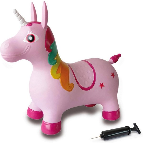 Jamara Hüpftier Einhorn, inkl. Luftpumpe