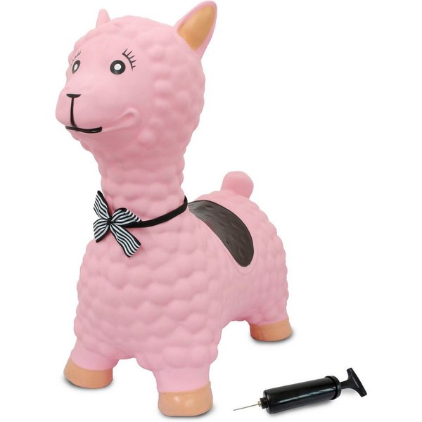 Jamara Hüpftier Lama, rosa, inkl. Luftpumpe
