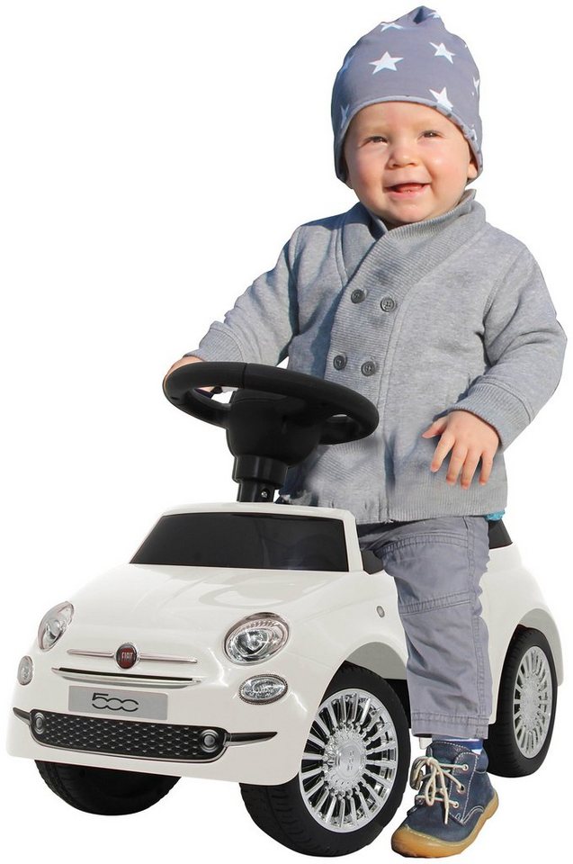Jamara Rutscherauto Fiat 500, für Kinder ab 1 Jahr – Bild 2 von 2