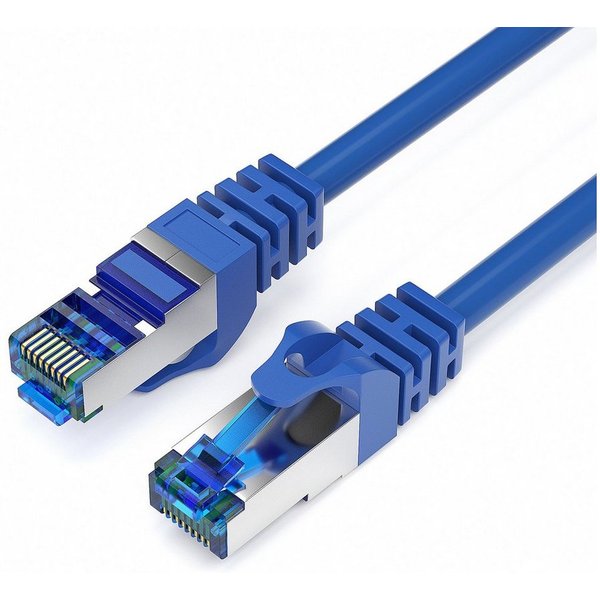 JAMEGA CAT 7 Patchkabel Ethernet RJ45 Netzwerkkabel Rohkabel LAN Kabel LAN-Kabel, (50 cm)