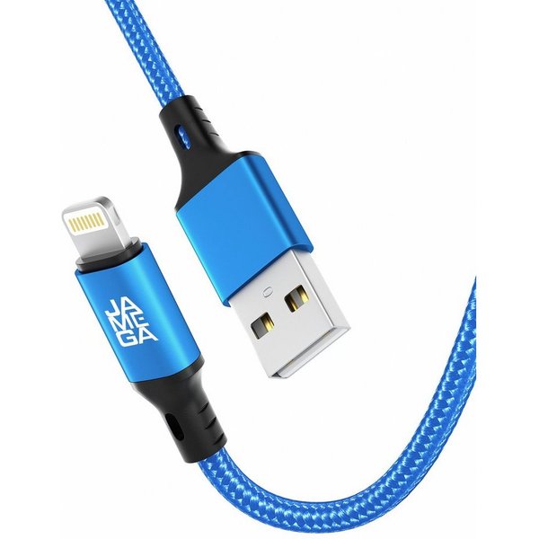 JAMEGA USB Kabel kompatibel mit iPhone Nylon USB A auf 8-Pin Ladekabel - Lightningkabel, USB A, 8-Pin (100 cm)