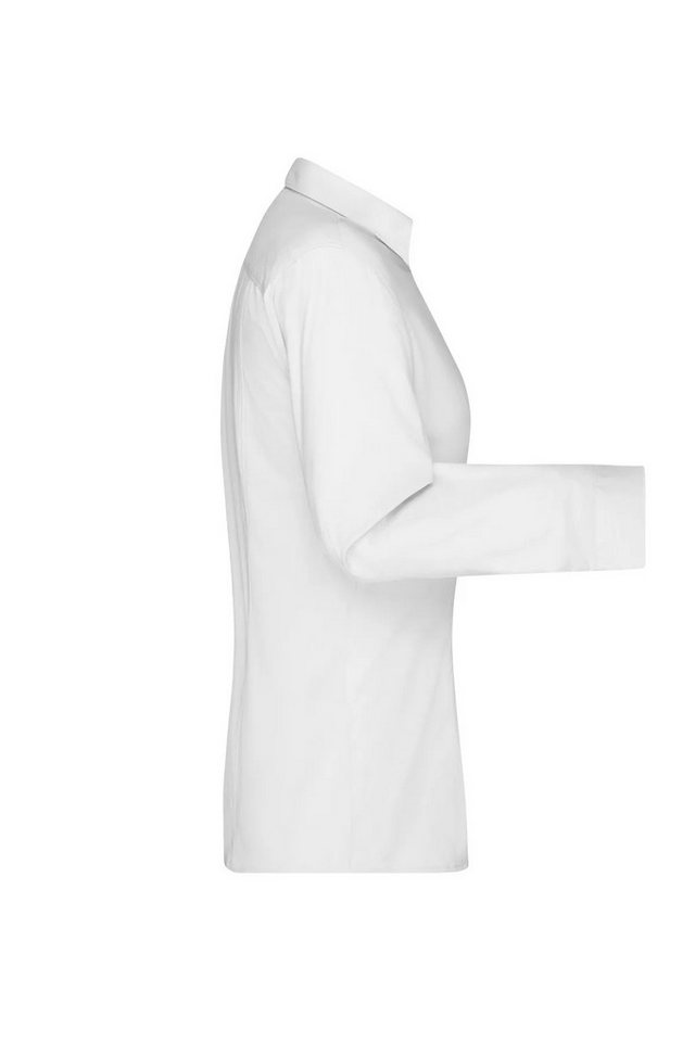 James & Nicholson Langarmbluse Taillierte Damen Bluse mit Easy Care Finish pflege und bügelleicht – Bild 4 von 4