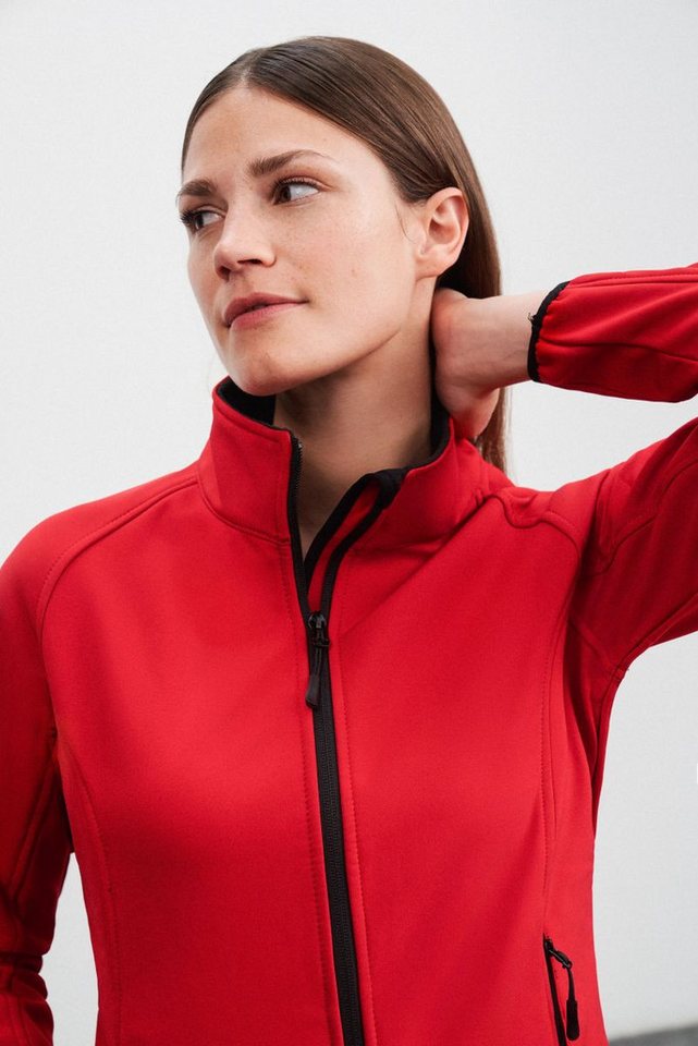 James & Nicholson Softshelljacke Ladies` Promo Softshell Jacket – Bild 2 von 5