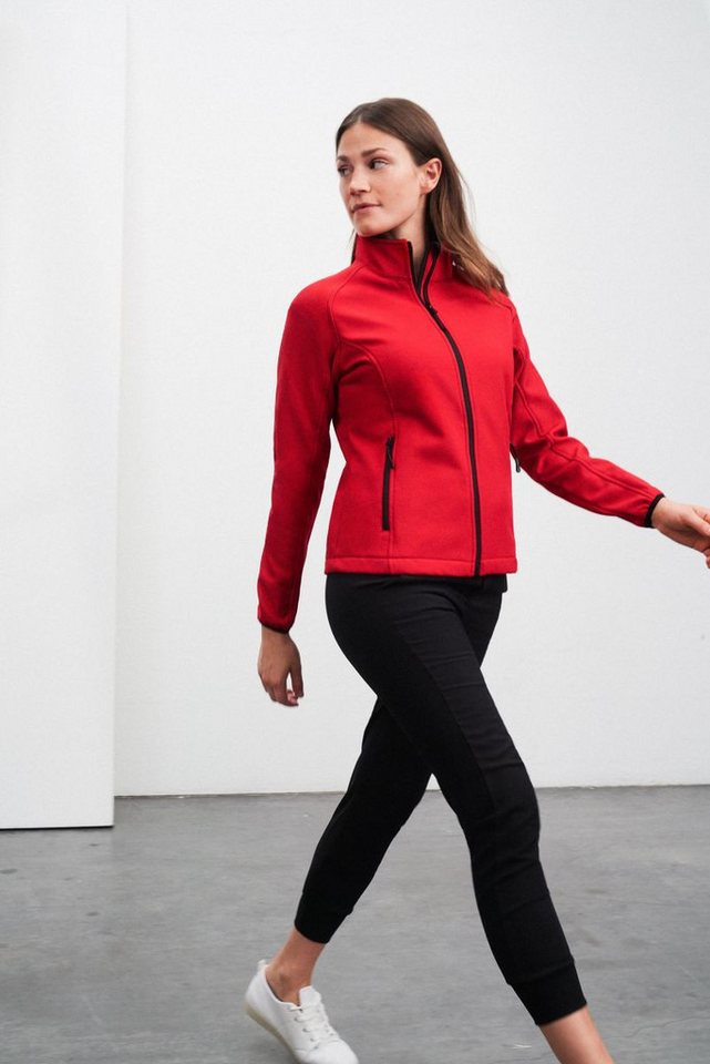 James & Nicholson Softshelljacke Ladies` Promo Softshell Jacket – Bild 3 von 5