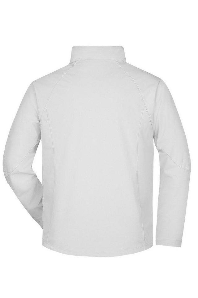 James & Nicholson Softshelljacke Trendige Herren Jacke aus elastischem Softshell JN1020 Wind- und wasserabweisend (2.000 mm Wassersäule) – Bild 2 von 5