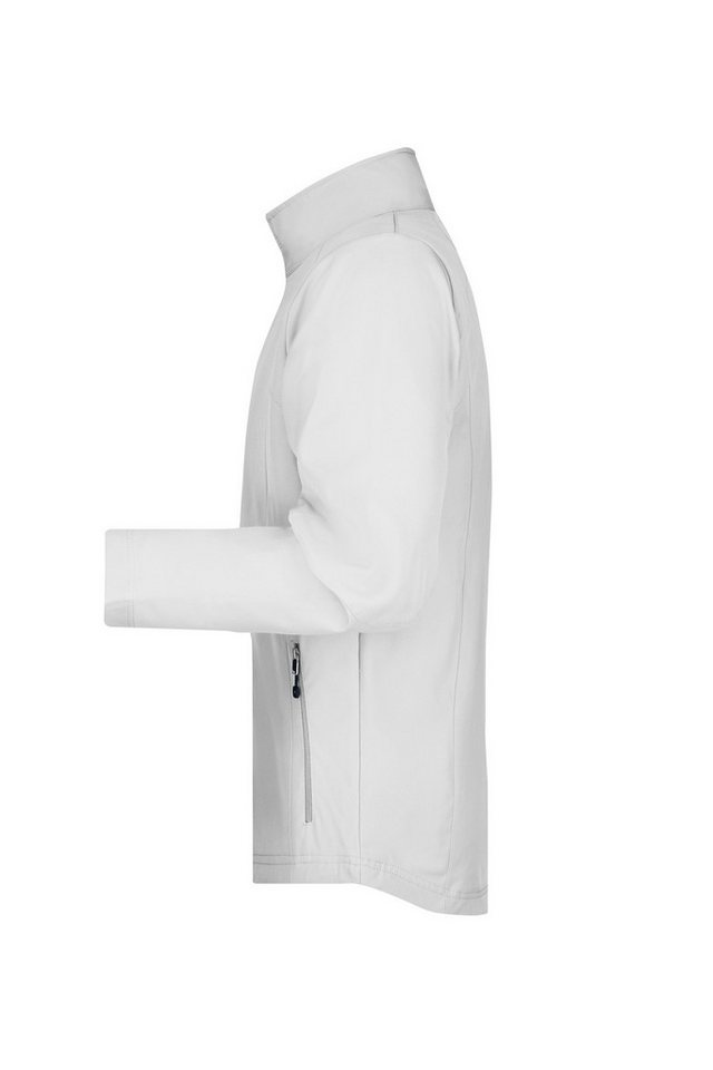 James & Nicholson Softshelljacke Trendige Herren Jacke aus elastischem Softshell JN1020 Wind- und wasserabweisend (2.000 mm Wassersäule) – Bild 3 von 5