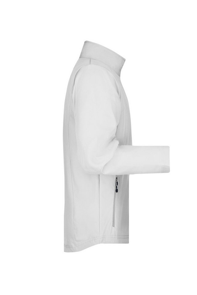 James & Nicholson Softshelljacke Trendige Herren Jacke aus elastischem Softshell JN1020 Wind- und wasserabweisend (2.000 mm Wassersäule) – Bild 4 von 5