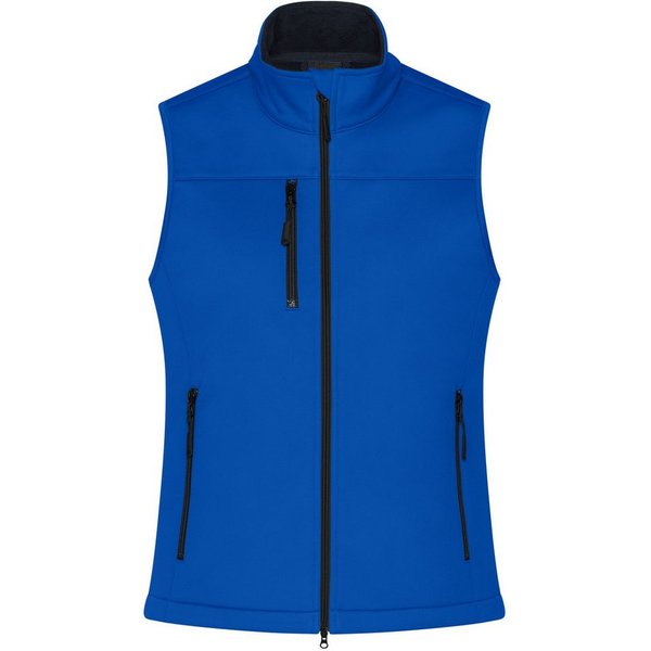 James & Nicholson Softshellweste Leicht taillierte Damen Softshellweste im sportlichen Look JN1169 Wind- und wasserabweisend (5.000 mm Wassersäule)