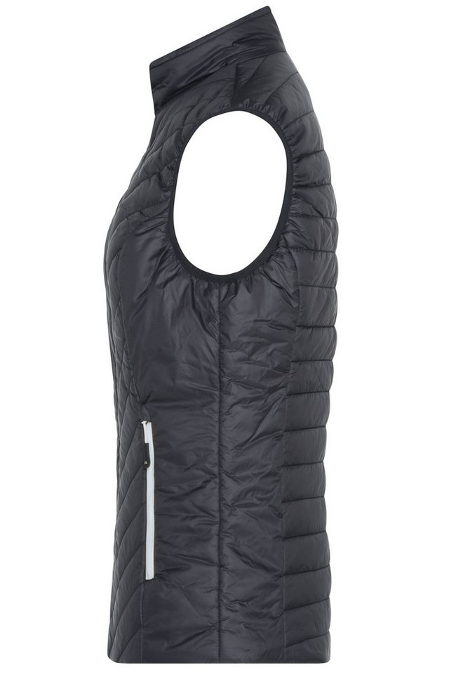 James & Nicholson Steppweste Taillierte und leichte Damen Wende-Steppweste JN1089 Mit sorona®AURA Wattierung – Bild 4 von 5