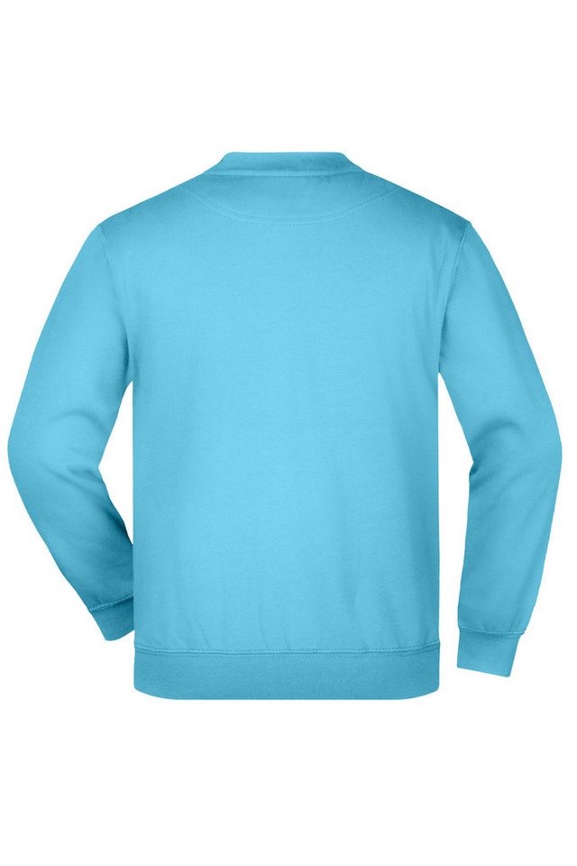 James & Nicholson Sweatshirt Kinder Sweatpullover innen weich angeraut Bequemer und angenehm warmer Pulli für Schule und Freizeit – Bild 2 von 4