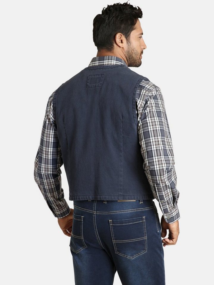 Jan Vanderstorm Anzugweste TORELL Freizeitweste in Jeans-Optik – Bild 2 von 5