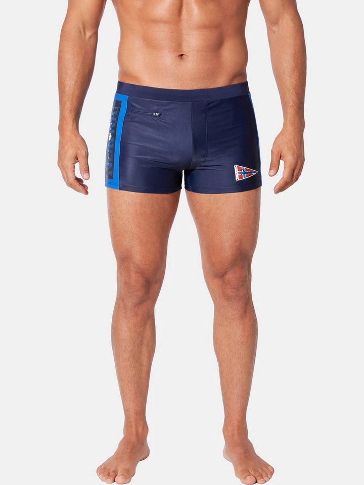 Jan Vanderstorm Badehose WAINO (2-St) mit dynamischem Strandlook – Bild 2 von 5