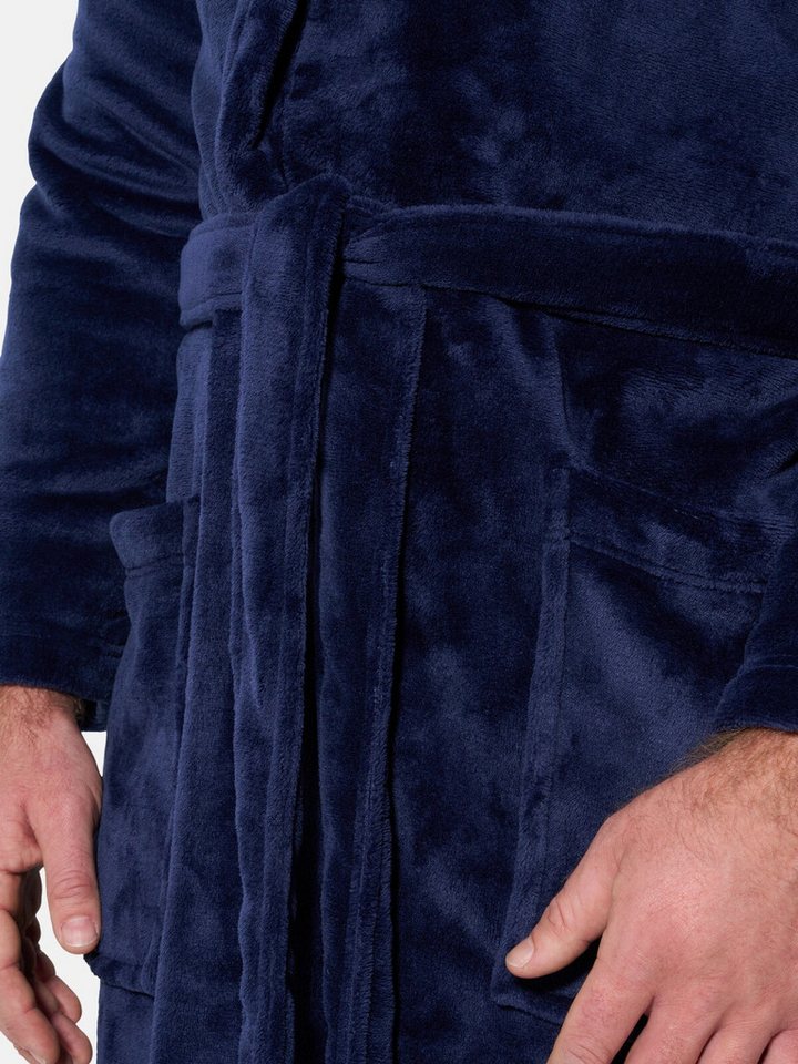Jan Vanderstorm Bademantel FRODE, Langform, 100 % Polyester, - – Bild 4 von 5