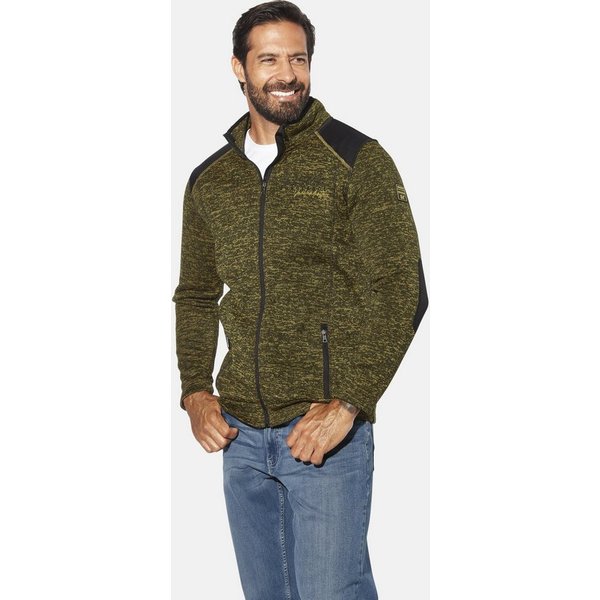 Jan Vanderstorm Fleecejacke HALVIK mit Ellenbogen-Patches