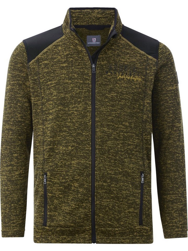 Jan Vanderstorm Fleecejacke HALVIK mit Ellenbogen-Patches – Bild 3 von 5