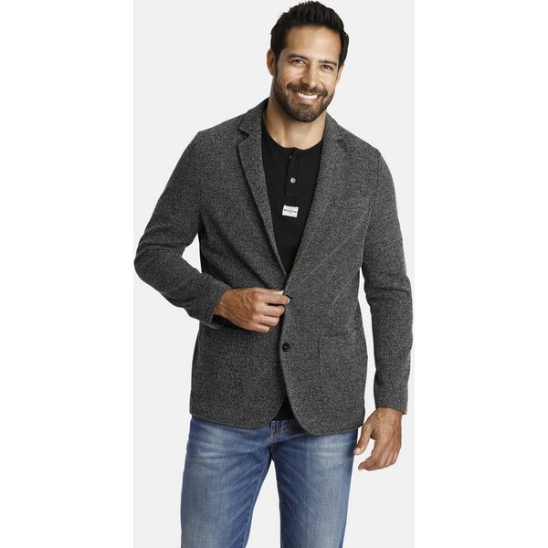 Jan Vanderstorm Jerseysakko ALBIN leichter Polyester-Viskose-Mix