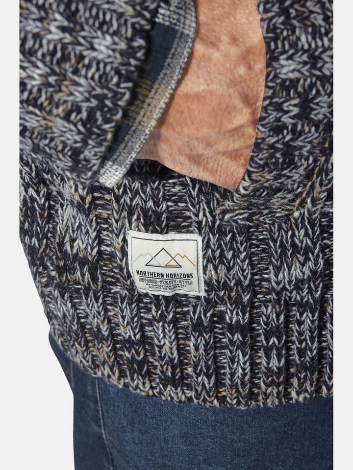 Jan Vanderstorm Kapuzenstrickjacke EIRBORG mit markanten Knebelknöpfen – Bild 5 von 5
