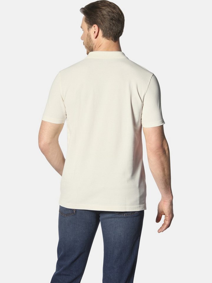 Jan Vanderstorm Poloshirt JAKOV mit Kontrast-Knopfleiste – Bild 2 von 5