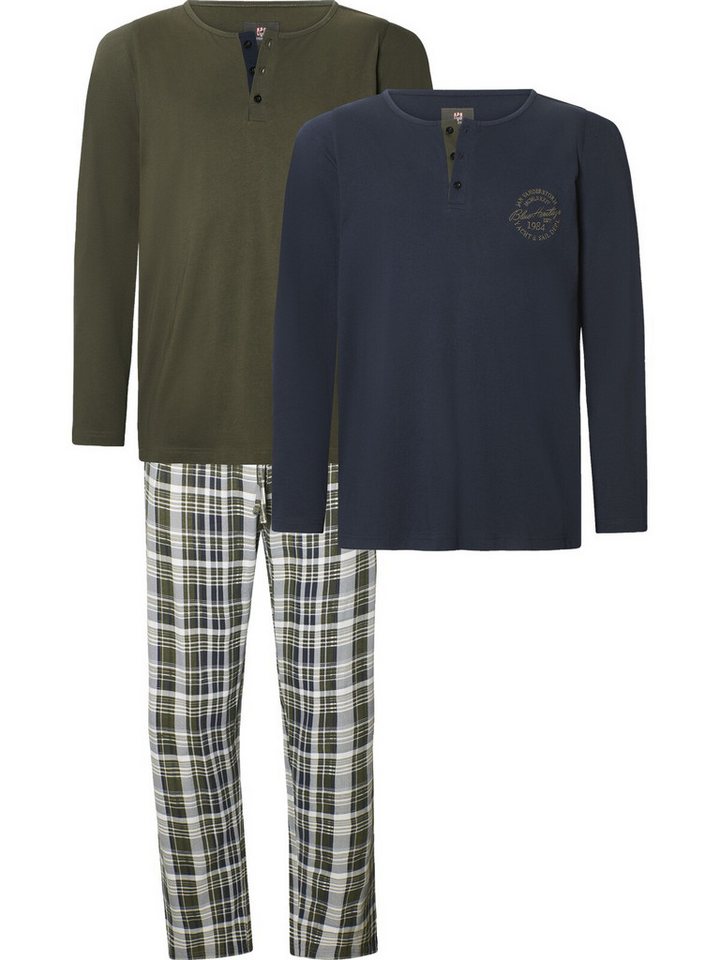 Jan Vanderstorm Schlafanzug HELIMAR (Set, 3 tlg) aus weicher Baumwolle – Bild 5 von 5