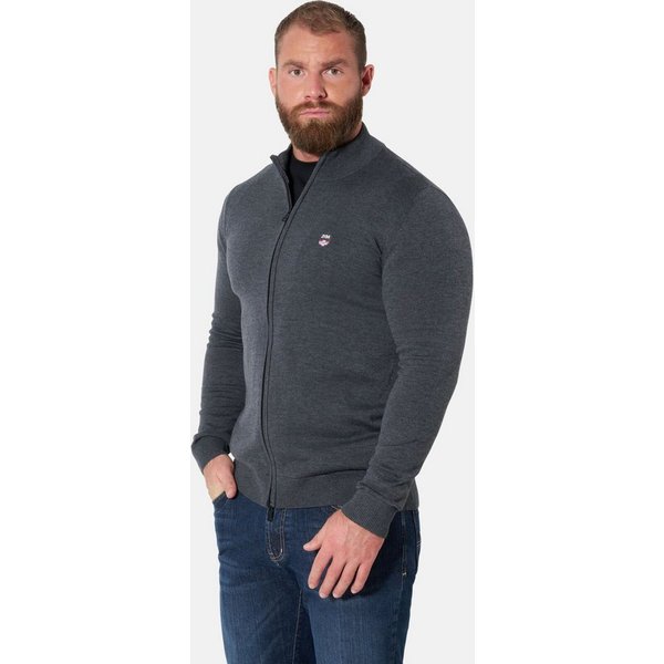 Jan Vanderstorm Strickjacke AGNER mit Zwei-Wege-Reißverschluss