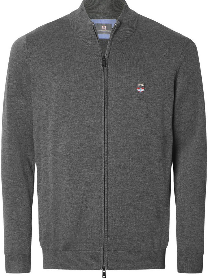 Jan Vanderstorm Strickjacke AGNER mit Zwei-Wege-Reißverschluss – Bild 4 von 5
