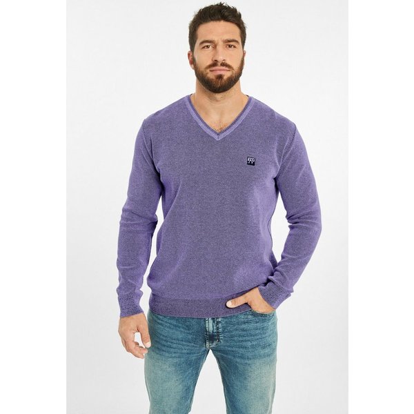 Jan Vanderstorm Strickpullover KEIMO mit kernigem Strickmuster