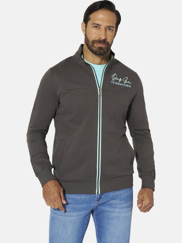 Jan Vanderstorm Sweatjacke JAVALD mit seitlichen Leistentaschen – Bild 2 von 5