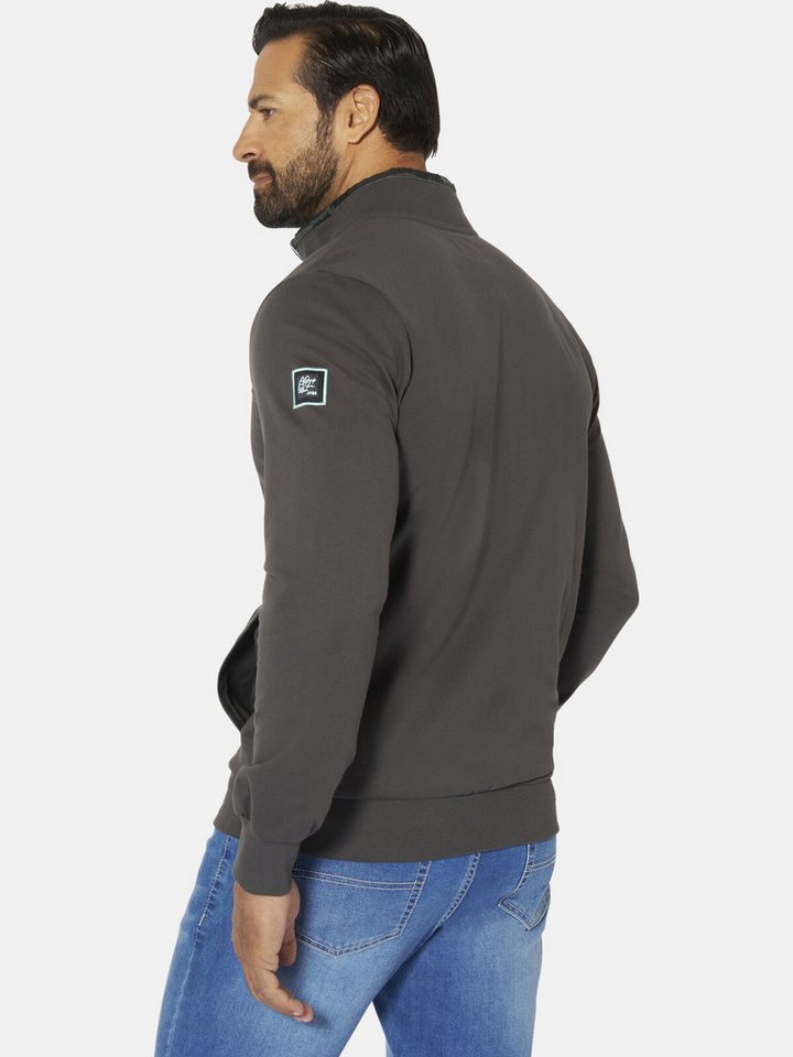 Jan Vanderstorm Sweatjacke JAVALD mit seitlichen Leistentaschen – Bild 4 von 5