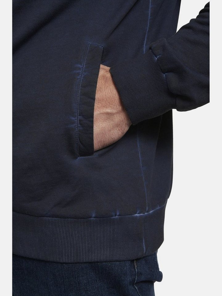 Jan Vanderstorm Sweatjacke SIVID, oil-dyed Optik – Bild 5 von 5