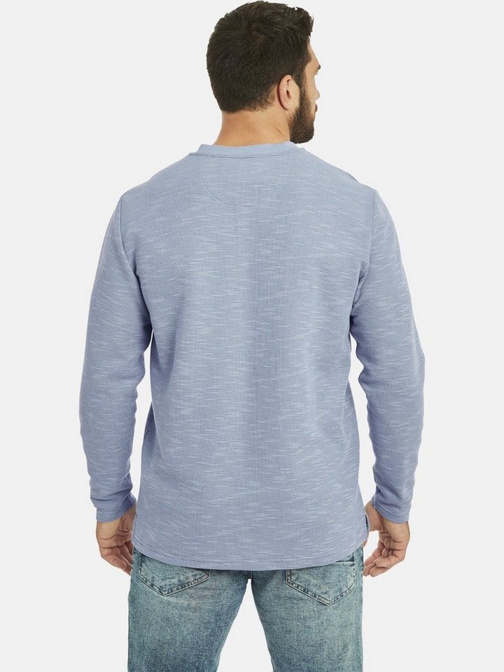 Jan Vanderstorm Sweatshirt REGINALD mit seitlichen Schlitzen – Bild 2 von 5