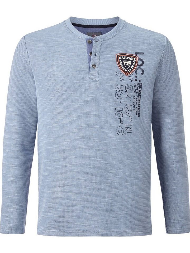 Jan Vanderstorm Sweatshirt REGINALD mit seitlichen Schlitzen – Bild 3 von 5