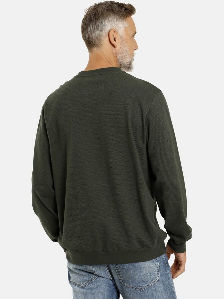 Jan Vanderstorm Sweatshirt VILJAR +Fit Kollektion, Bauchschnitt – Bild 2 von 5