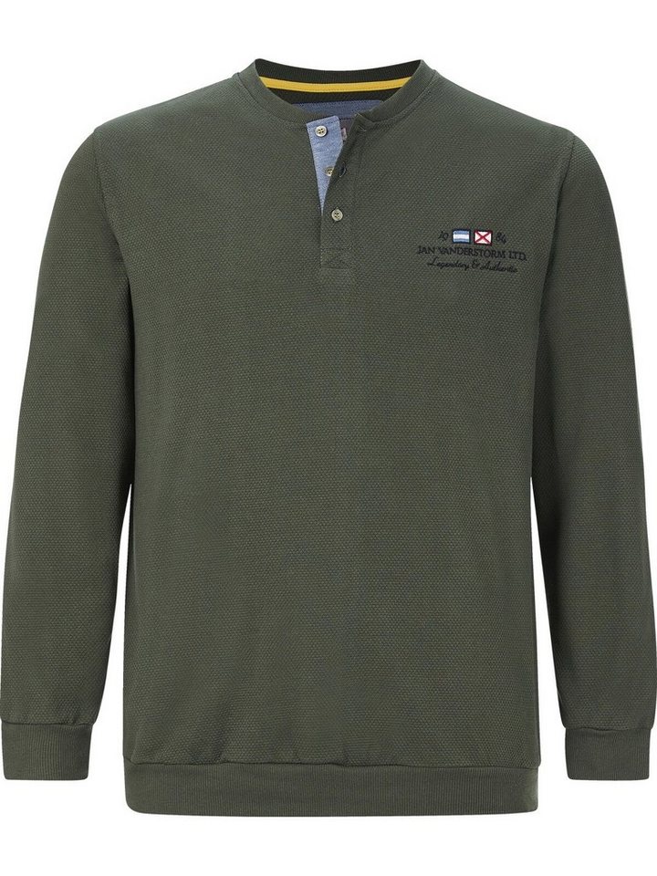 Jan Vanderstorm Sweatshirt VILJAR +Fit Kollektion, Bauchschnitt – Bild 3 von 5