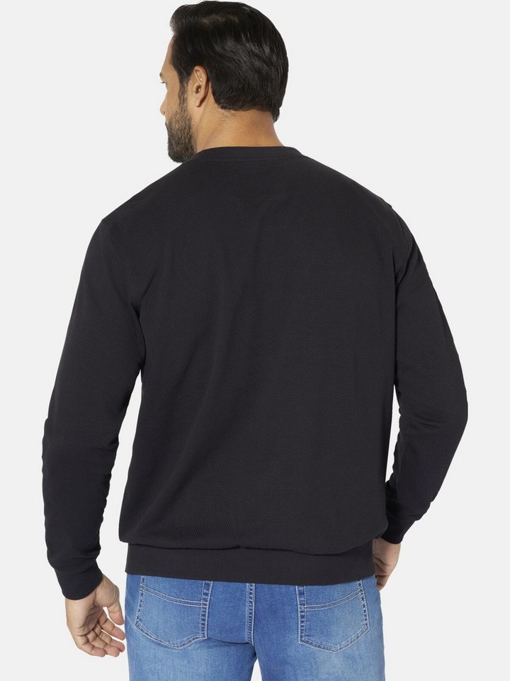 Jan Vanderstorm Sweatshirt VILJAR +Fit Kollektion, Bauchschnitt – Bild 2 von 5