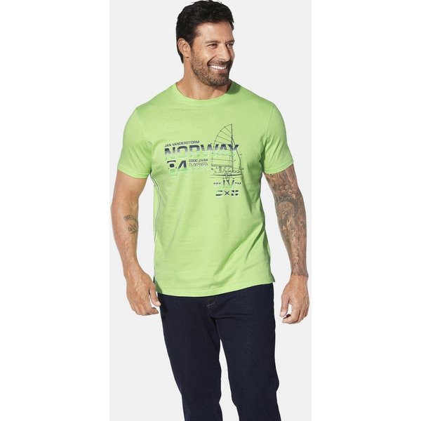 Jan Vanderstorm T-Shirt EILI mit Norwegen-Print