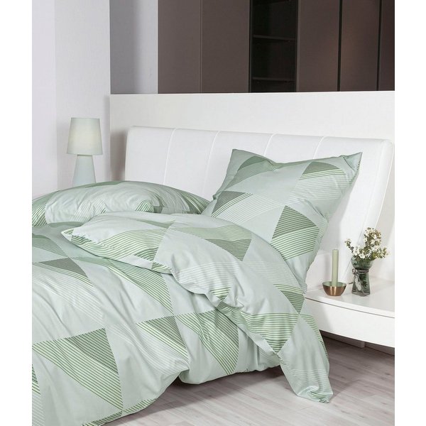Janine Bettwäsche J. D., Mako-Satin, 2 teilig, mit Reissverschluss