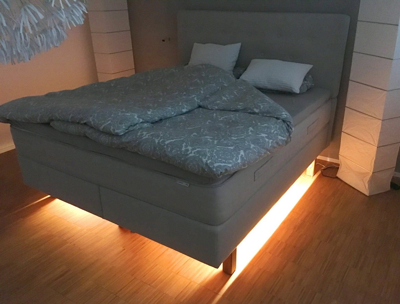 Jardinion LED-Lichterkette, Bewegungssensor, dimmbar, Timer, Nachttischbeleuchtung – Bild 3 von 5