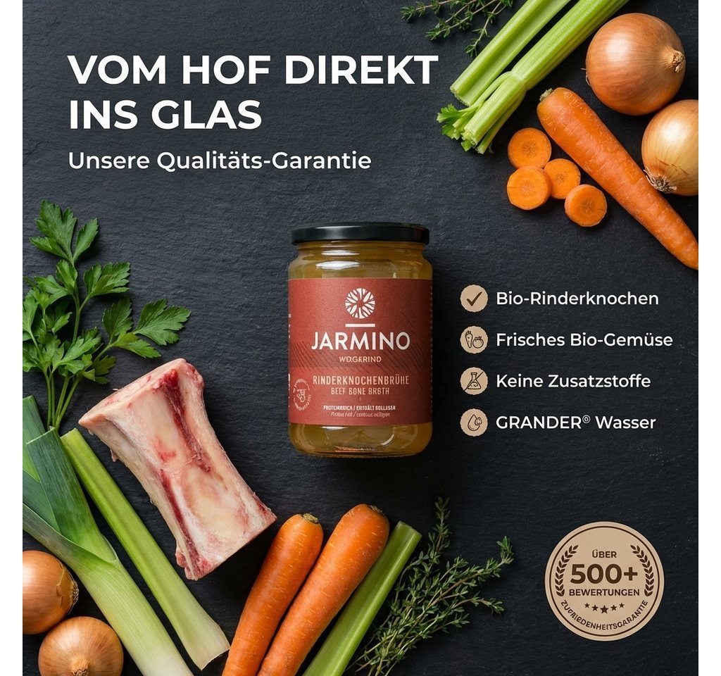 JARMINO Brühe Rinderknochenbrühe, 6 x 2100 ml – Bild 5 von 5