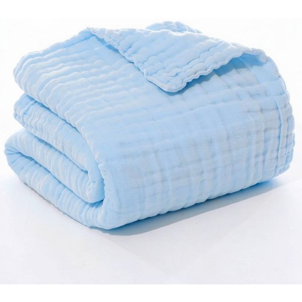 Wohndecke Musselin Decke Sofadecke, JASLIFE, Baumwolldecke,100% Baumwolle