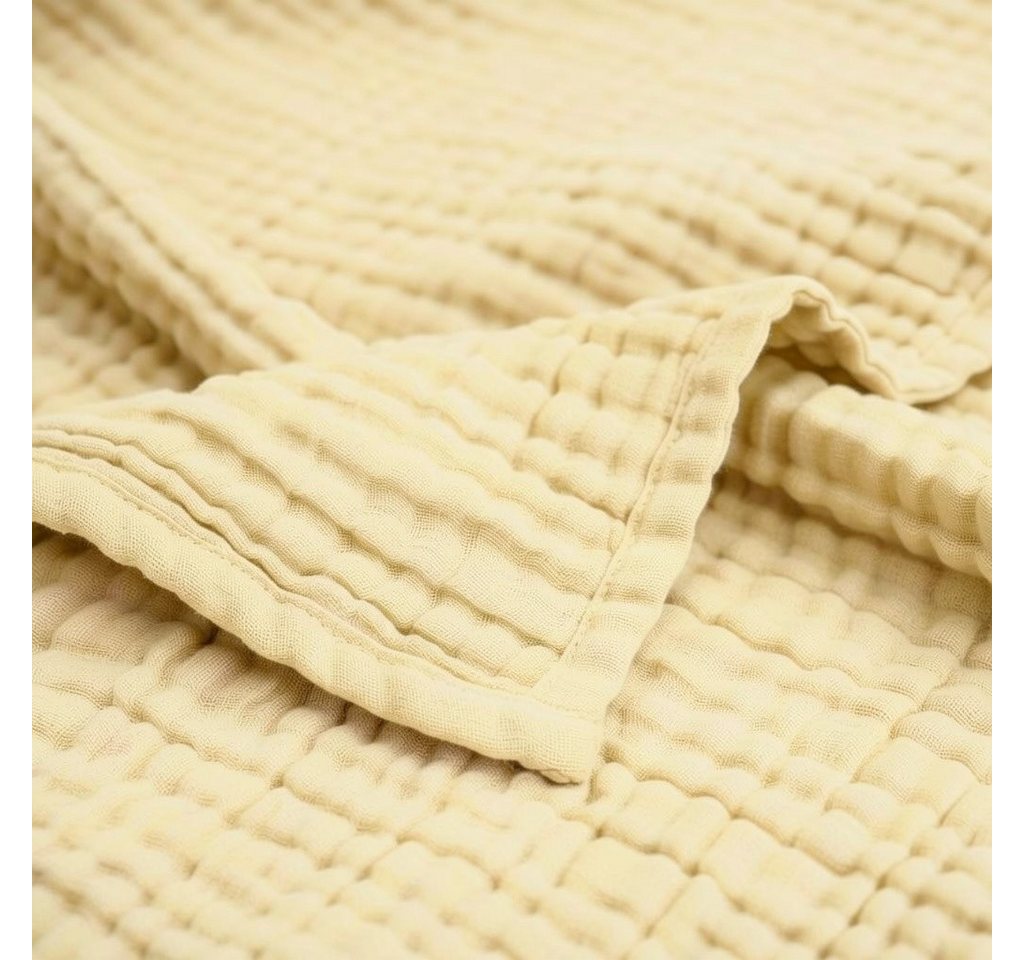 Wohndecke Musselin Decke Sofadecke, JASLIFE, Baumwolldecke,100% Baumwolle – Bild 5 von 5