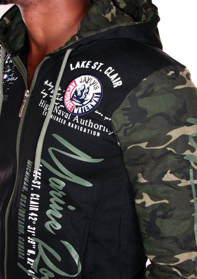 Jaylvis Jogginganzug Herren Trainingsanzug Freizeitanzug Sportanzug Streetwear Fitness, Jacke mit Kapuze – Bild 2 von 2