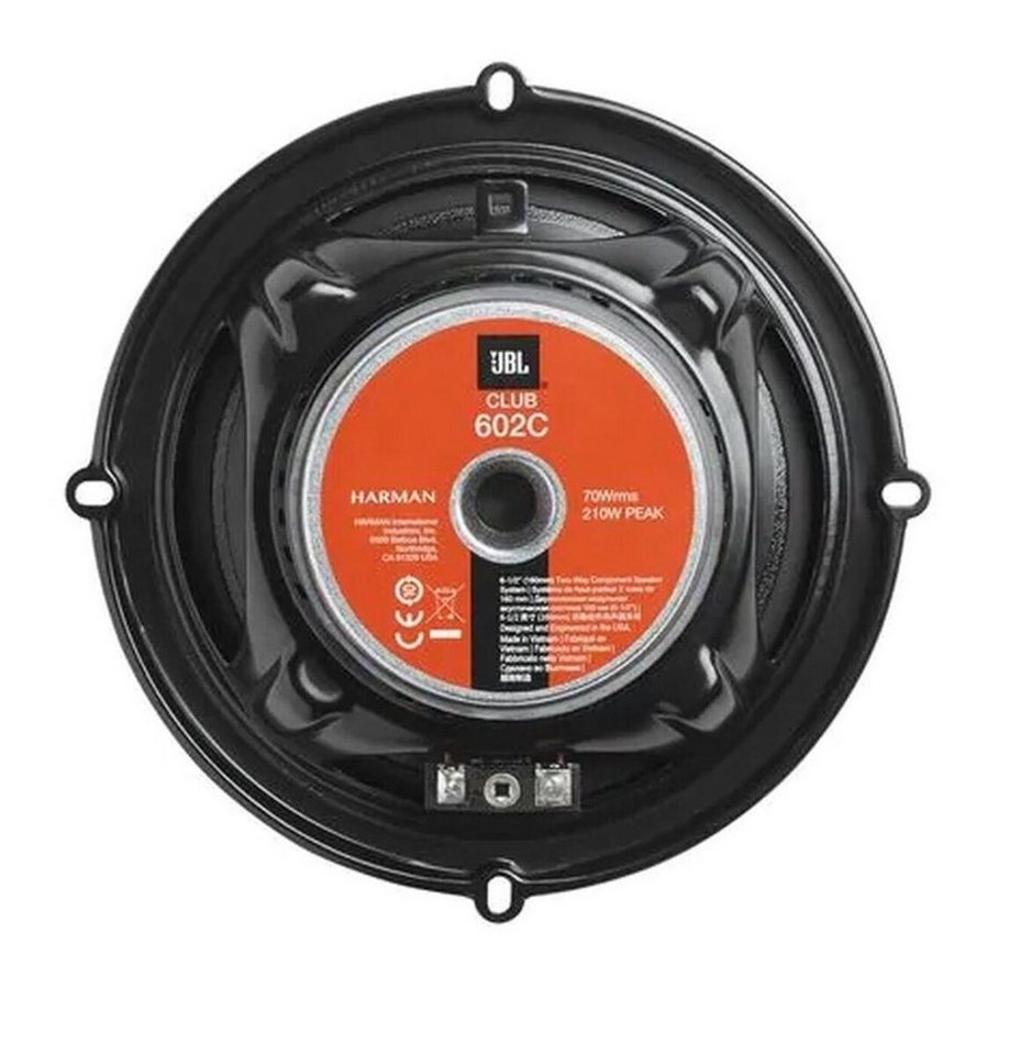 JBL Club 602C 2-Wege 16,5cm Lautsprechersystem Auto-Lautsprecher (70 W) – Bild 5 von 5