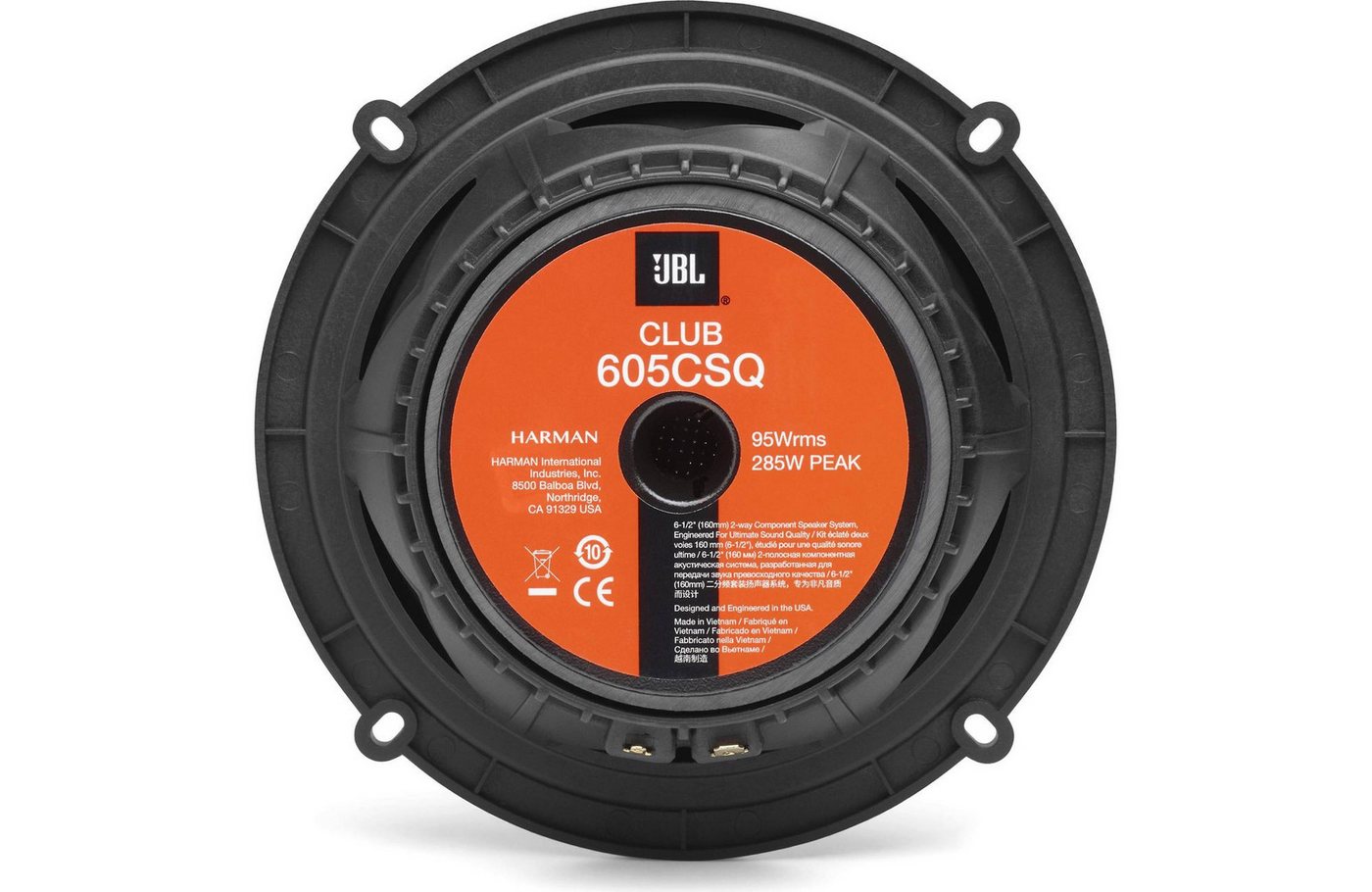 JBL Club 605CSQ 2-Wege 16,5cm SQ Lautsprecher System Auto-Lautsprecher (95 W) – Bild 5 von 5