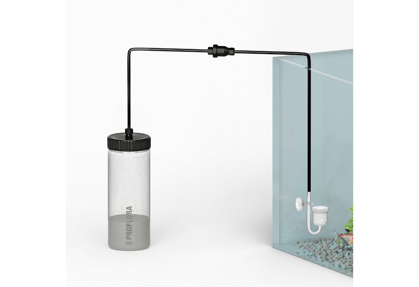 JBL GmbH & Co. KG CO2 Diffusor JBL Proflora CO2 Basis Set Bio CO2-Düngeanlagen für 40 - 80 l – Bild 2 von 2
