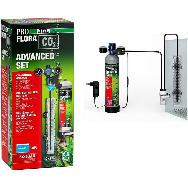 JBL GmbH & Co. KG CO2 Diffusor JBL Proflora CO2 System U Advanced Set Düngeanlage, CO2 Düngeanlage