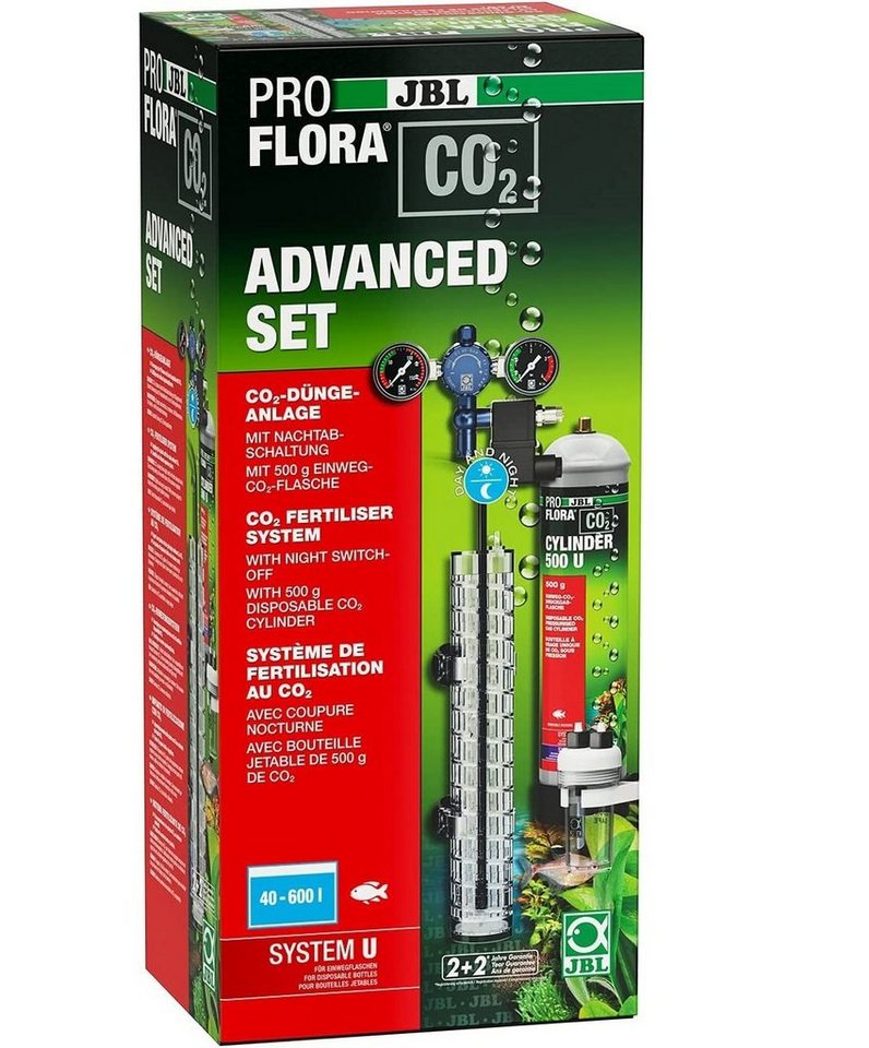 JBL GmbH & Co. KG CO2 Diffusor JBL Proflora CO2 System U Advanced Set Düngeanlage, CO2 Düngeanlage – Bild 2 von 3
