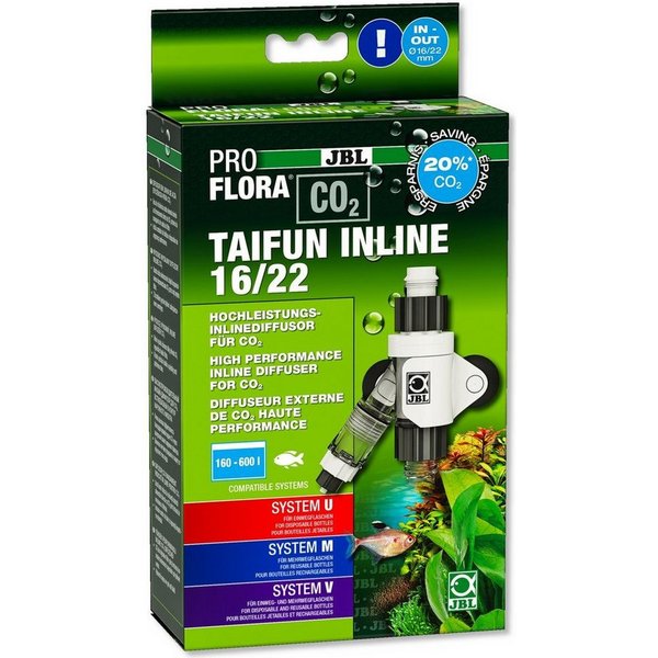 JBL GmbH & Co. KG CO2 Diffusor ProFlora CO2 Taifun Inline 16/22