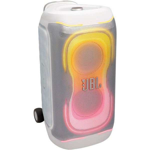 JBL PARTYBOX 330 Party-Lautsprecher (A2DP Bluetooth, Bluetooth, AVRCP Bluetooth, 280 W, Tragbarer Party-Lautsprecher mit Beleuchtung, Teleskopgriff und Rollen)