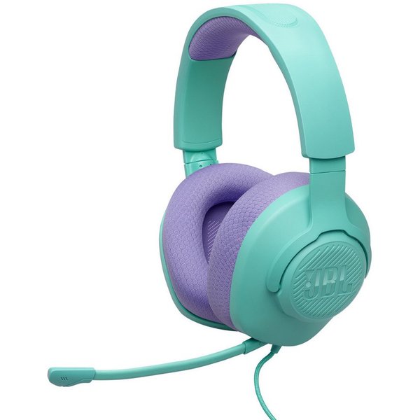 JBL Quantum 100M2 Gaming-Headset (Mikrofon abnehmbar, Stummschaltung, nicht vorhanden, JBL QuantumSOUND Signatur, abnehmbares Mikrofon mit Stummschaltung)