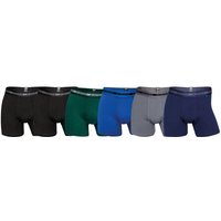 JBS Herren Boxer Shorts, 6er Pack - Pants, atmungsaktiv, Bambus Viskose, Stretch, Größe L in Schwarz